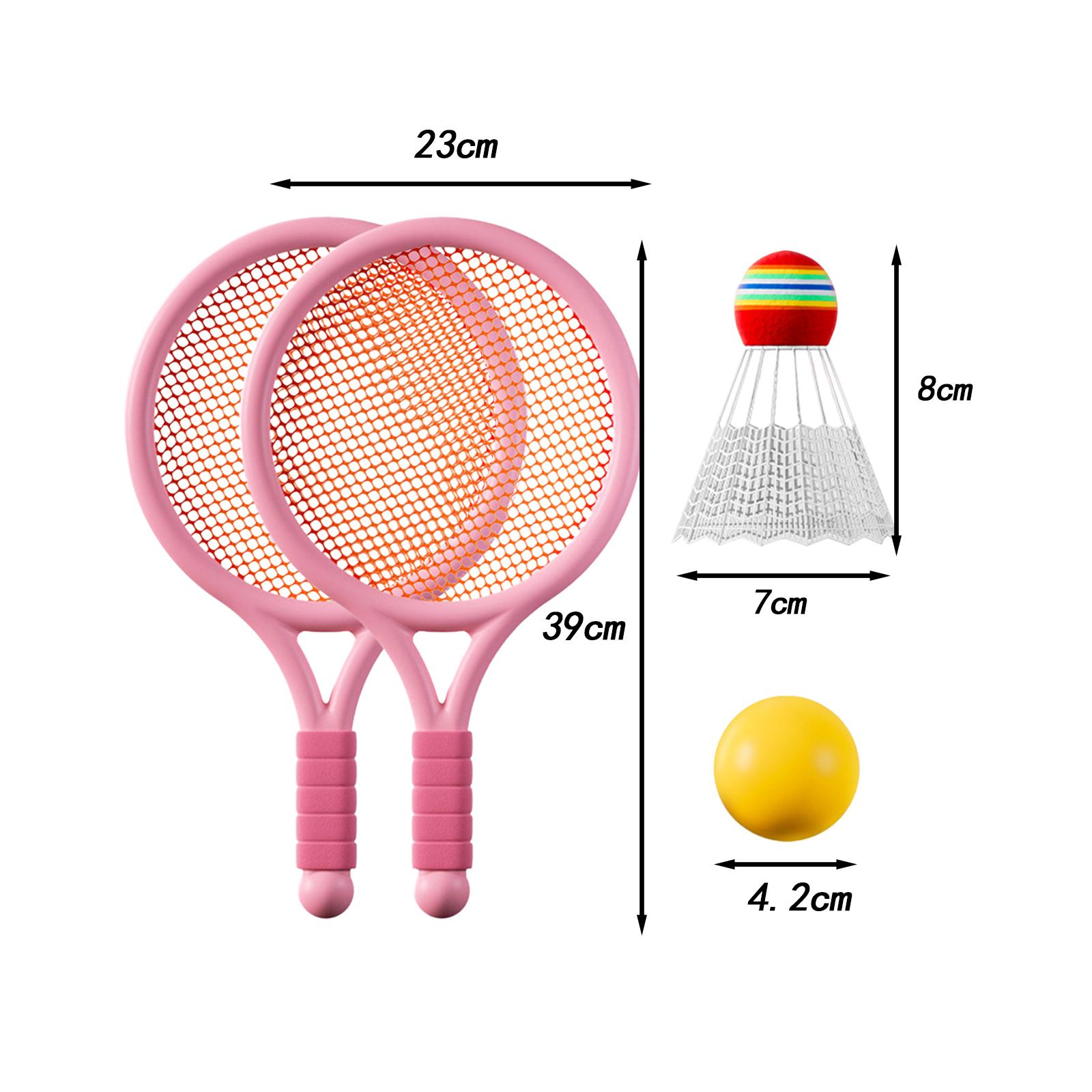 Badminton Fun Game - مجموعة تنس للأطفال مع مضارب وريشة
