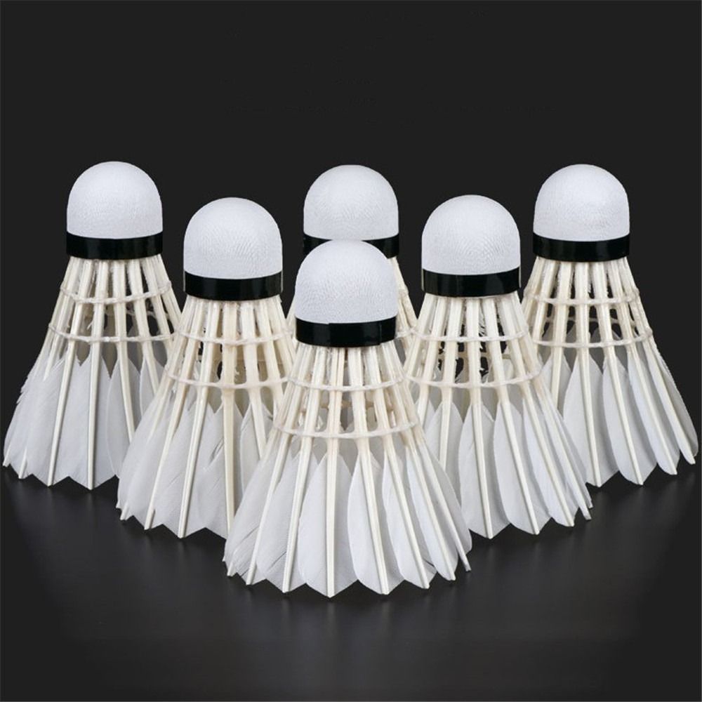 Badminton Victor - 3/6/12 قطعة جديد الأبيض الريشة الريشة