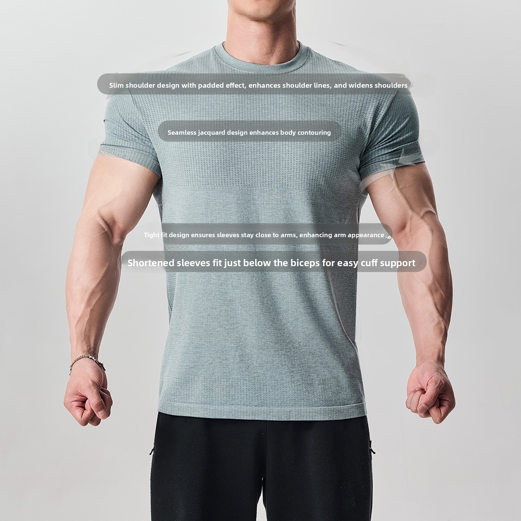 قميص رجالي بدون خياطة من جيم د - مراجعة T Shirt Dry Fit وسعره