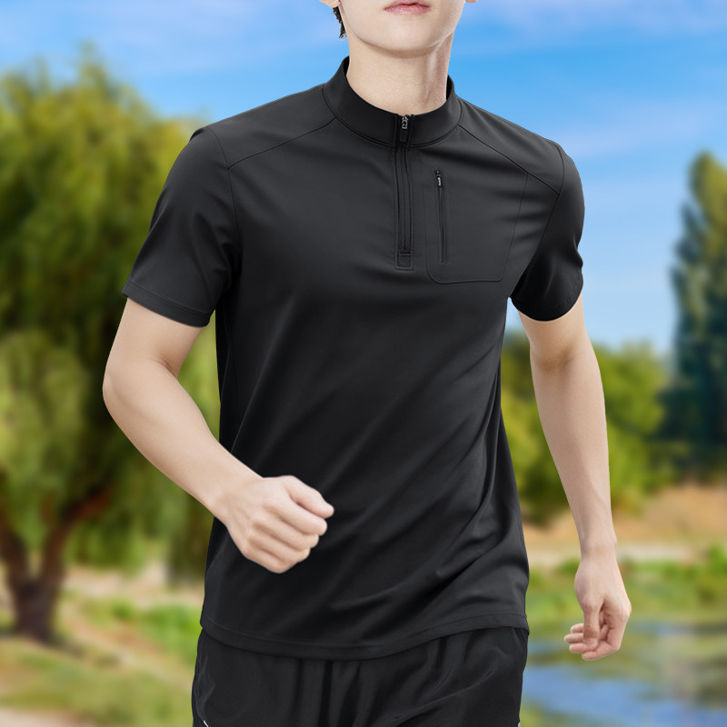 تي شيرت رجالي نصف سحاب عالي ال - مراجعة T Shirt Dry Fit وسعره