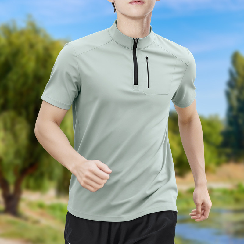 تي شيرت رجالي نصف سحاب عالي ال - مراجعة T Shirt Dry Fit وسعره